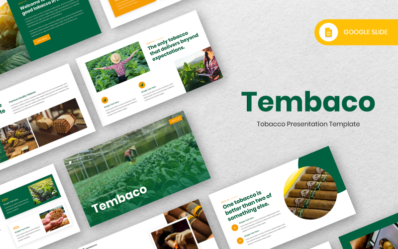 Tembaco - Plantilla de diapositiva de Google sobre tabaco