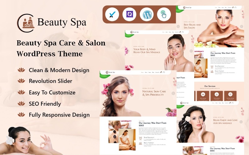 Beauty Spa Care & Salon WordPress téma