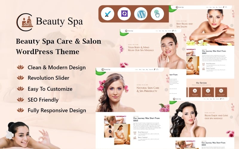 Beauty Spa Pflege und Salon WordPress Theme