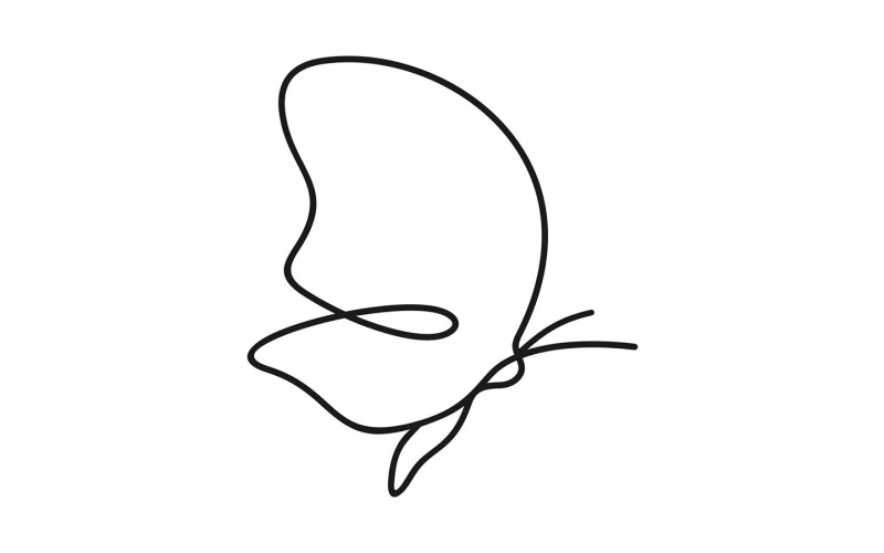 Ilustrace na lineárním motýla