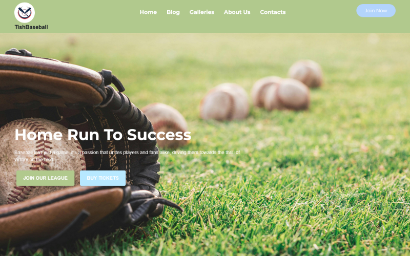 TishBaseball – Thème WordPress pour le baseball