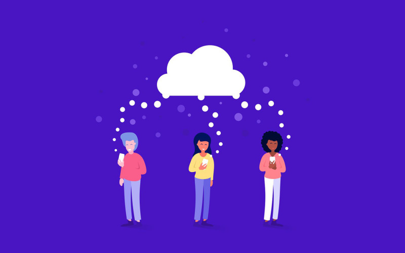 Une illustration sur le thème des technologies cloud