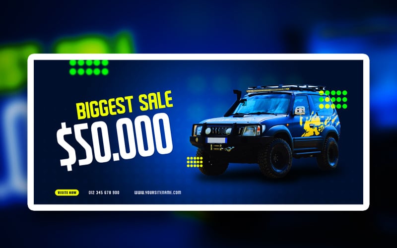 Design psd banner pubblicitario premium