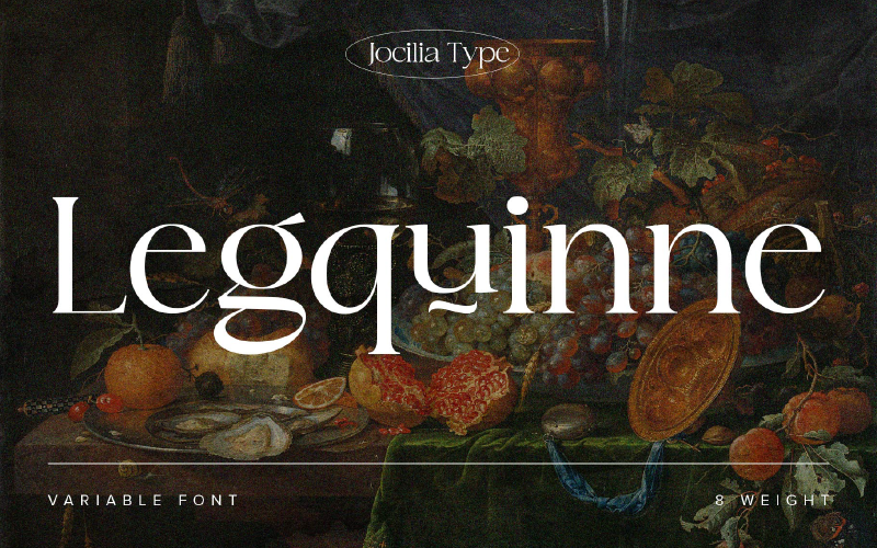 Legquinne | Estetisk typsnitt