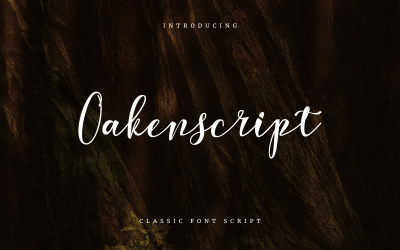 Oakenscript – класичний шрифтовий скрипт