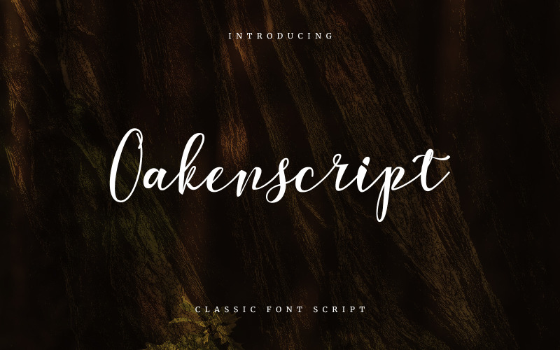 Oakenscript: uno script di caratteri classico