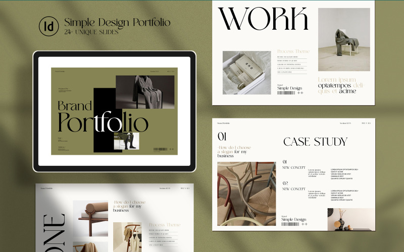 Szablon portfolio marki__