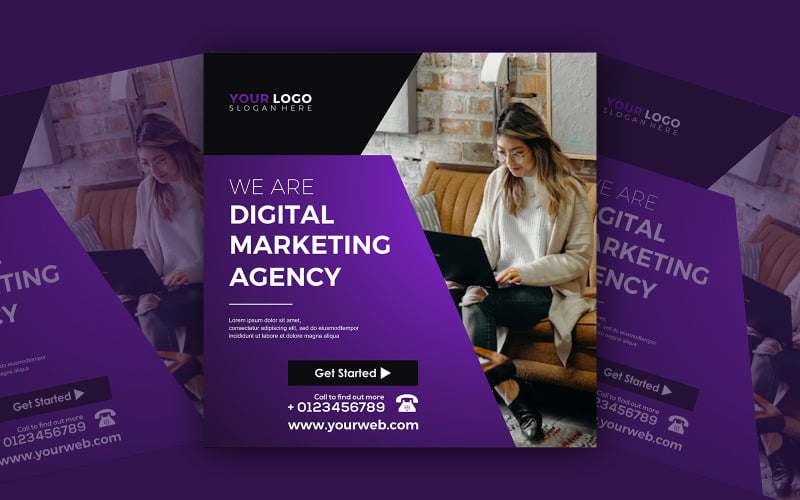 Digital Marketing Agency Social Media Template