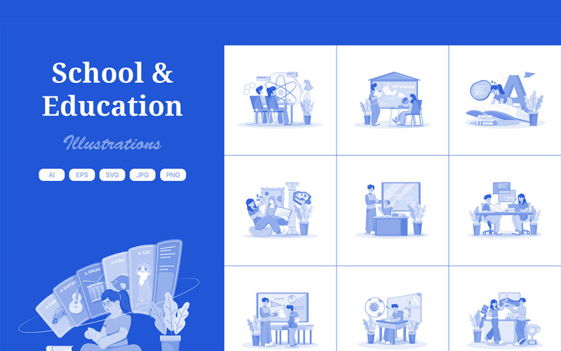 M721_Education Illusztrációs csomag
