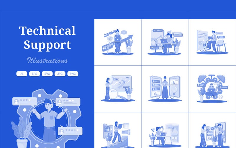M740_Pacote de ilustrações de suporte técnico 1