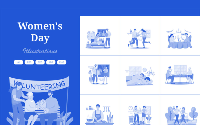 M717_Pack d'illustrations pour la Journée de la femme