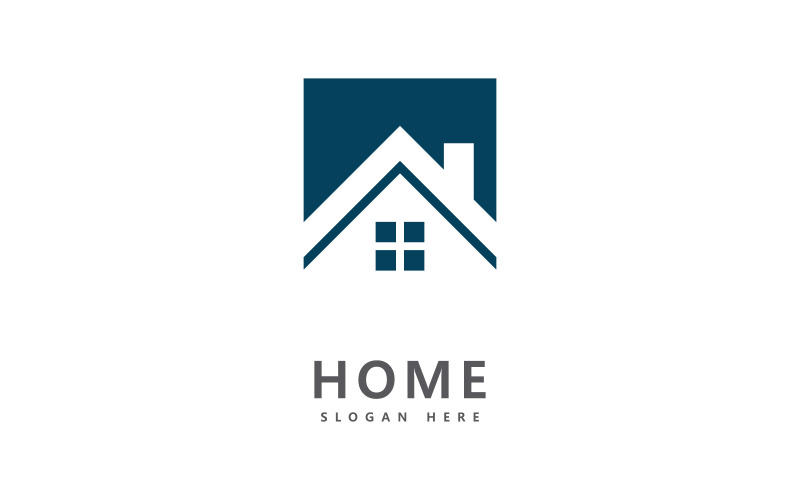 Icône de logo immobilier Modèle V4