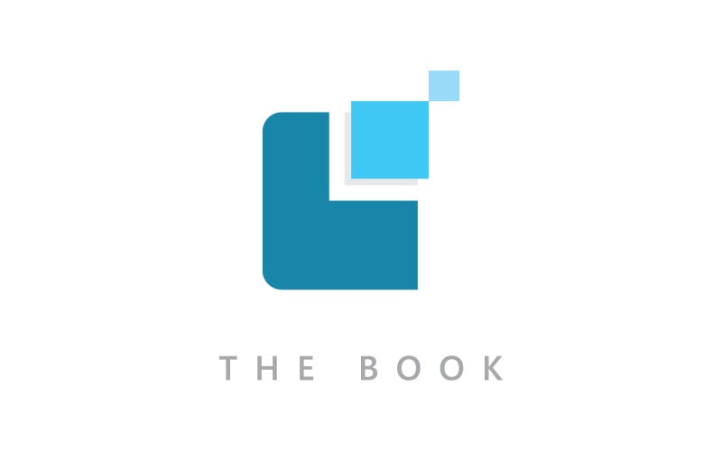 Šablona ikony logo vzdělání. otevřená kniha ilustrace V8
