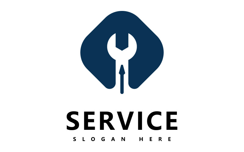 Verktyg vektor logo ikon design illustration V5