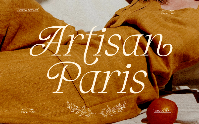 Artisan Paris | Betűtípus megjelenítése