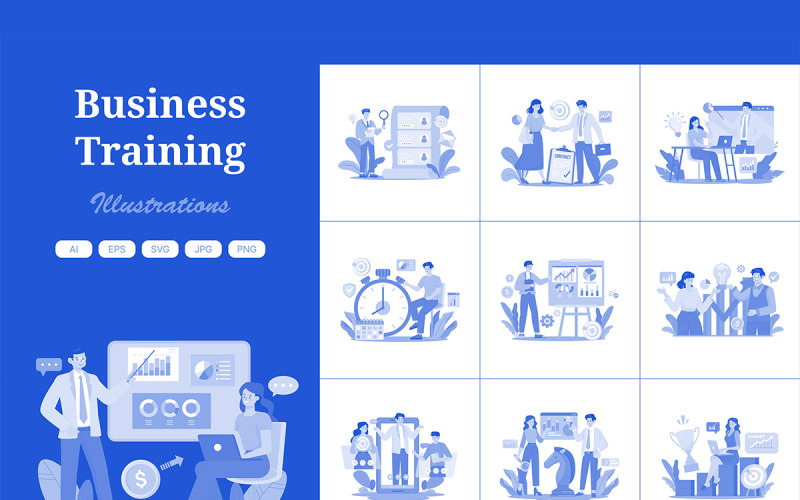 M685_Business Training Illusztrációs csomag