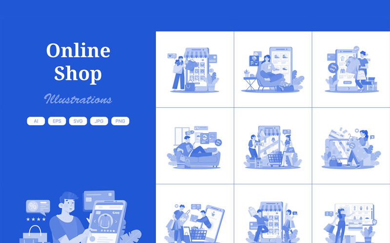 M648_ Online Shop Ilustrace Pack 1