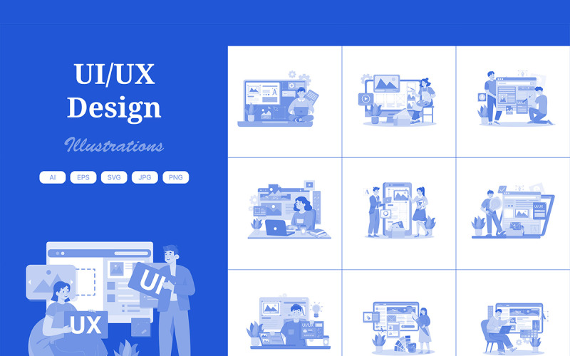 M653_ UI/UX-Design-Illustrationspaket 1