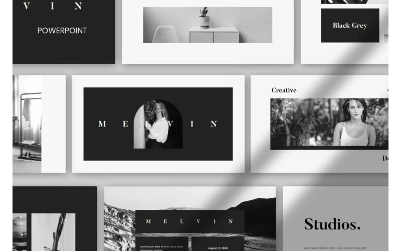 Melvin PowerPoint-presentatiesjablonen