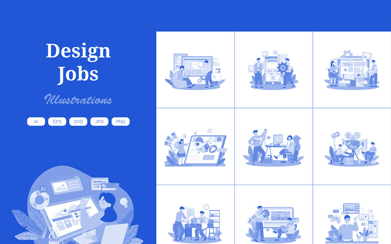 M626_Design Jobs Illustrationspaket