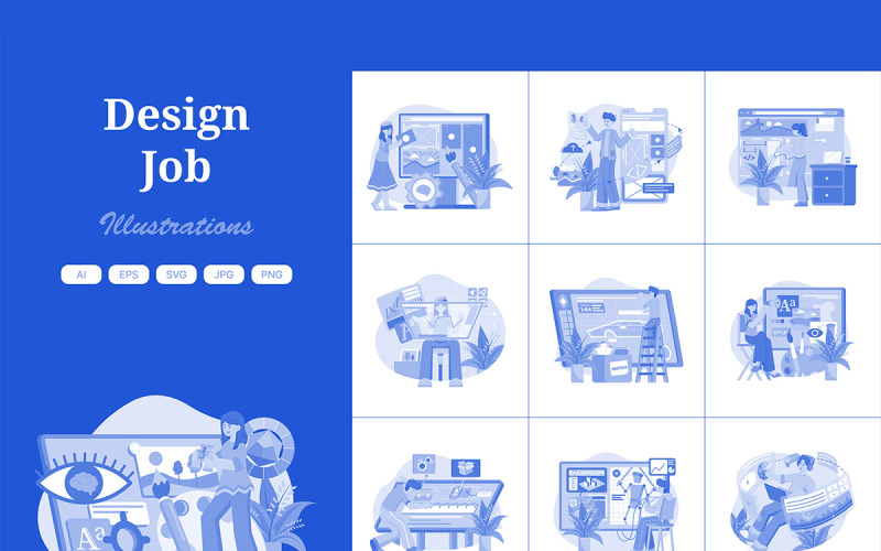 M633_ Design Job Ilustrační balíček 1