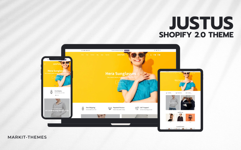 Justus - Thème Shopify 2.0 de mode premium