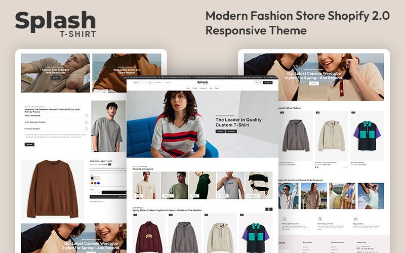 Splash - Thème réactif Premium Fashion Shopify 2.0
