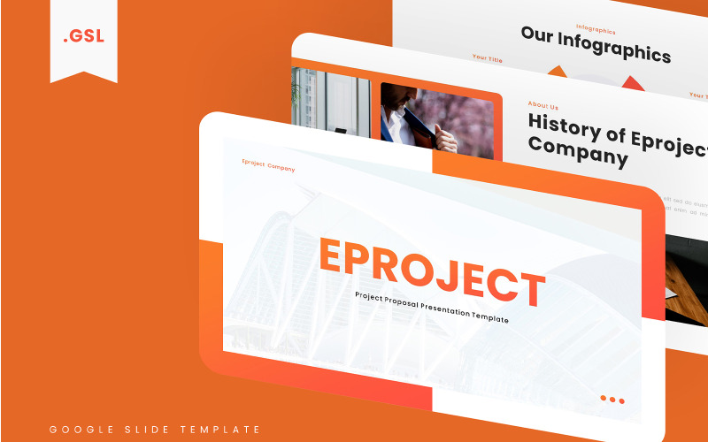 Eporject – пропозиція Google Slides Template