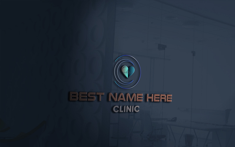 Logotipo médico-logotipo de atención sanitaria-diseño de logotipo de clínica