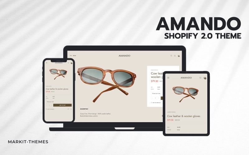 Amando - Premium Fashion Shopify 2.0-tema
