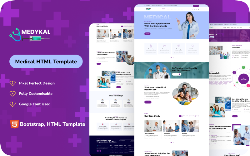 Medykal - Medical Bootstrap Html Template - TemplateMonster