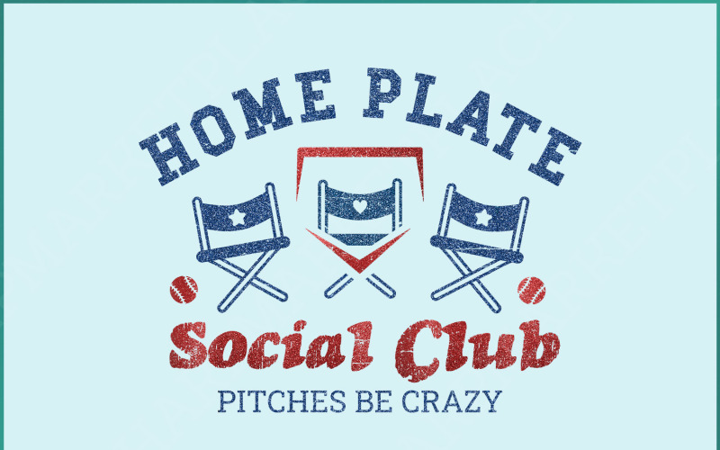 Glitter Home Plate Social Club PNG, Baseball Mom Sublimation PNG, Ballpark Mama Download digitale