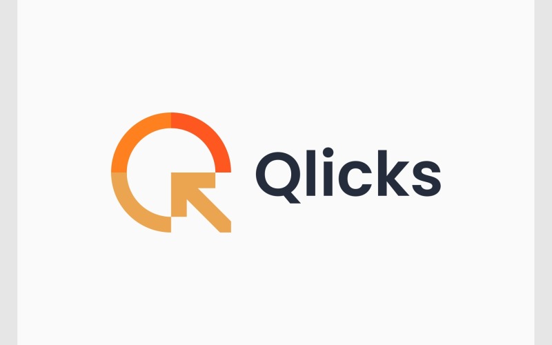 Логотип буквы Q со стрелкой