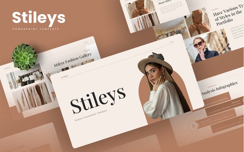 Stileys – Шаблон PowerPoint о моде