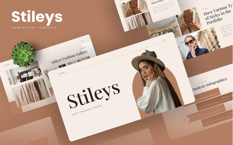 Stileys – szablon programu PowerPoint dotyczący mody