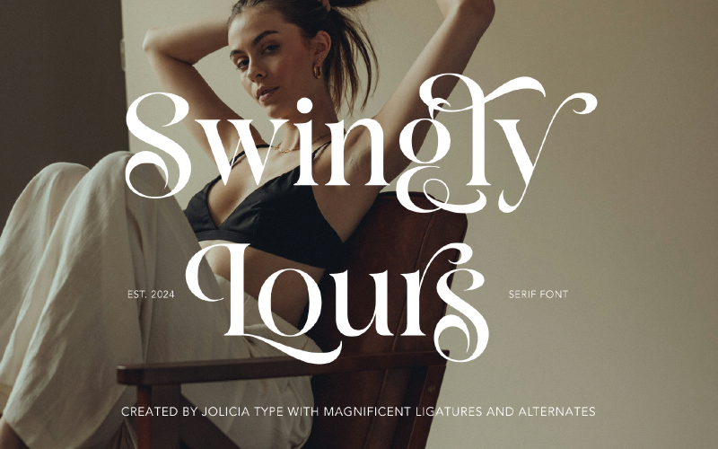 Swingly Lours | Csodálatos betűtípus