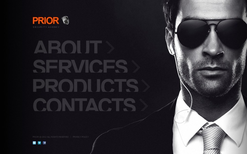 Modèle de site Web pour enquêteur privé