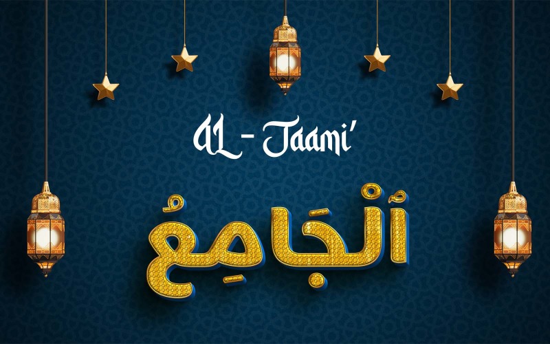 Design criativo do logotipo da marca AL-JAAMI