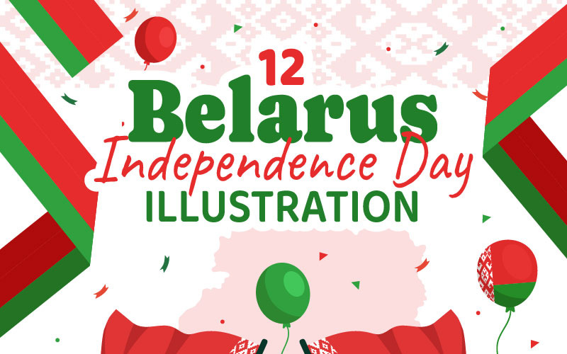 12 Illustration du Jour de l'Indépendance de la Biélorussie