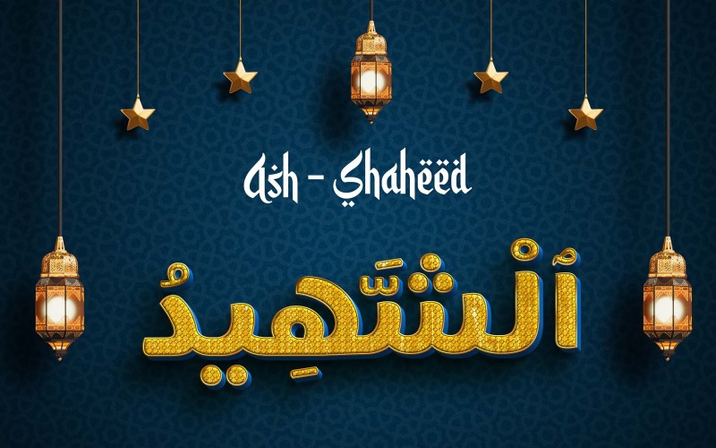 Kreativní design loga značky ASH-SHAHEED
