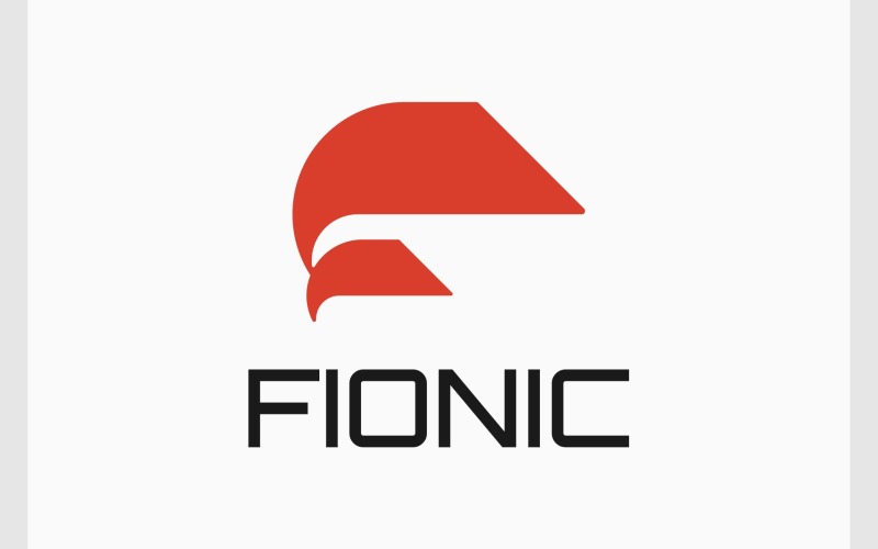 Letter F Modern Monogram Logo