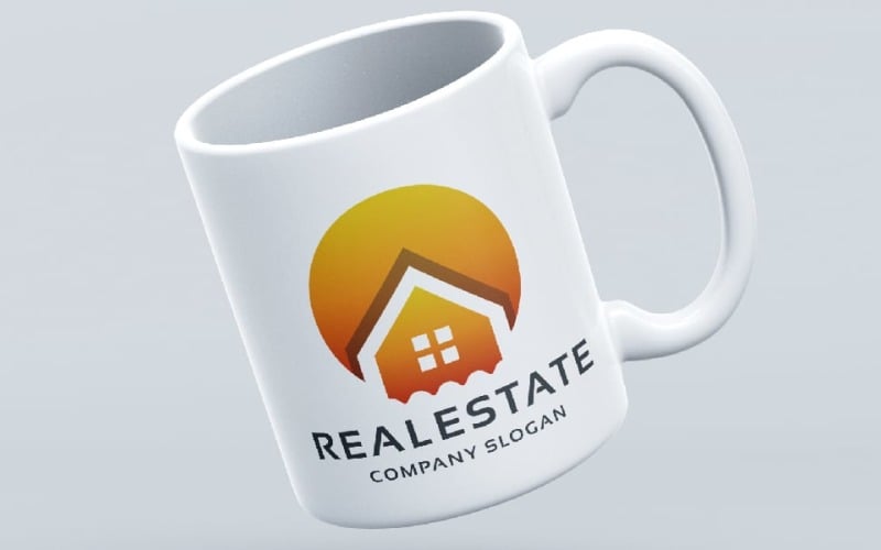 Sun Real Estate Logo Template