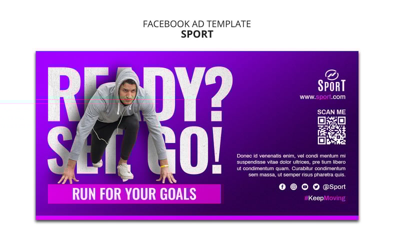Sports Social Media Post Banner Template TemplateMonster Sports Social Media Post Banner Template TemplateMonster