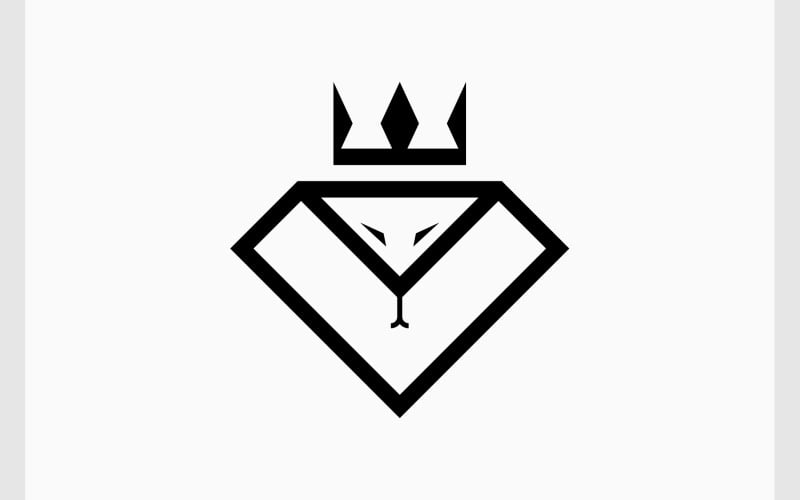 Алмазний дорогоцінний камінь зміїна корона логотип