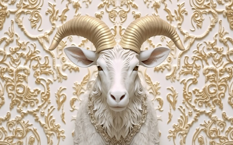 Eid ul adha-ontwerp met gelukkige geitillustratie 02