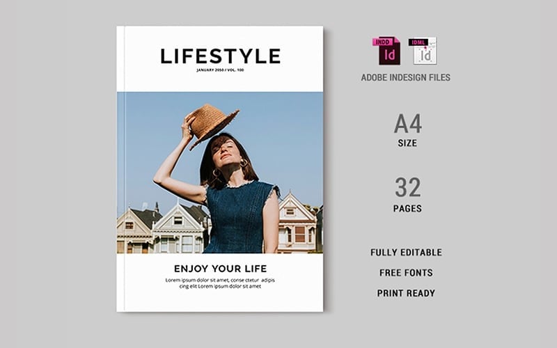 Шаблон журналу Lifestyle 15