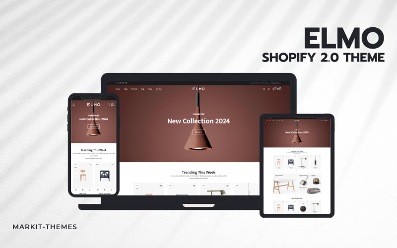 Elmo - 高级家具 Shopify 2.0 主题