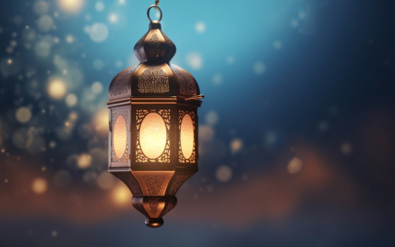 Исламское происхождение с подвесным фонарем13