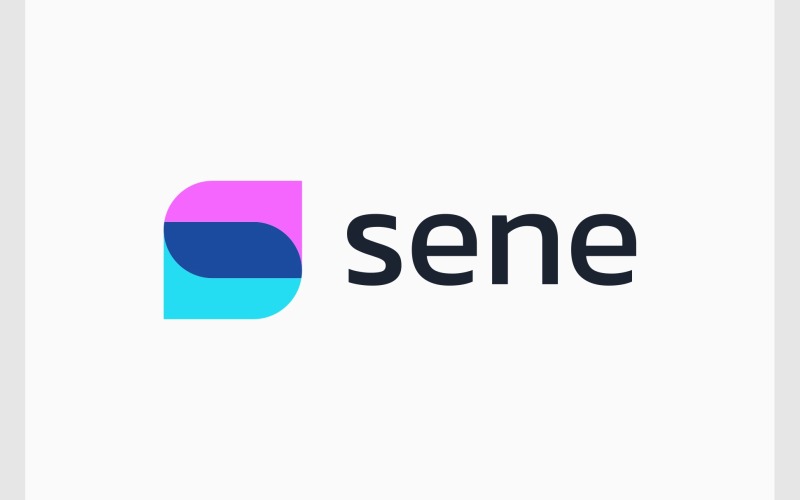 Letter S Abstract Modern Logo