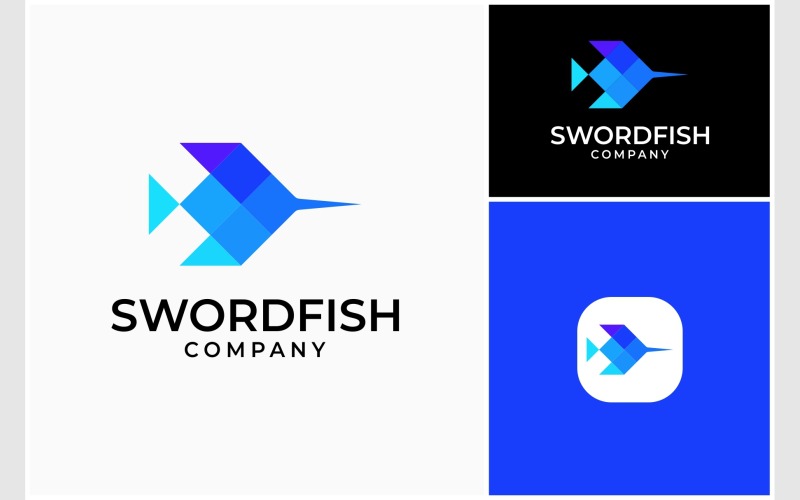 Swordfish простий сучасний логотип